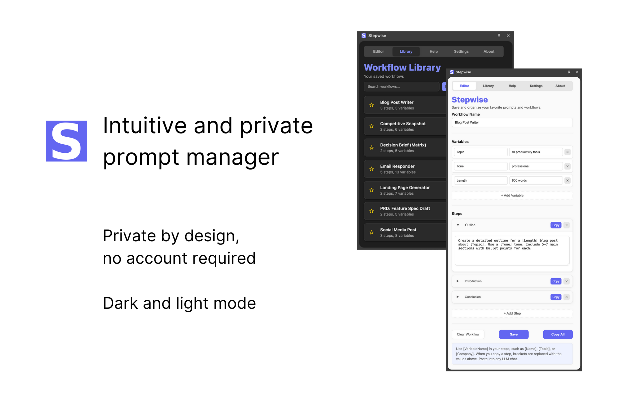 Stepwise screenshot 5